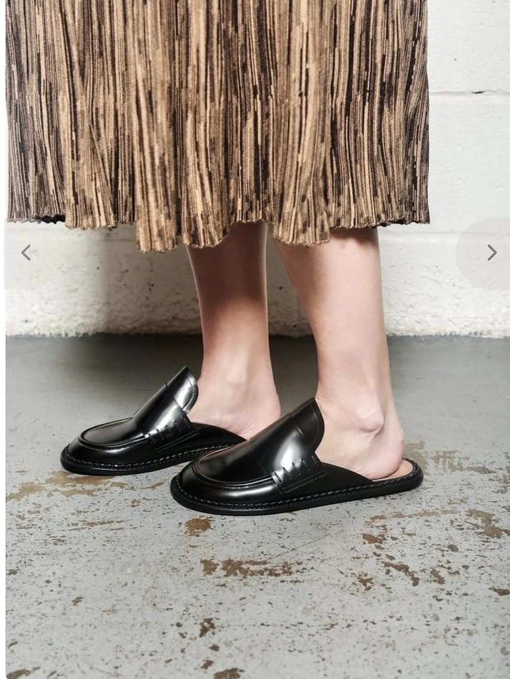 Marni Black Sabot Loafer Mules EU 39
